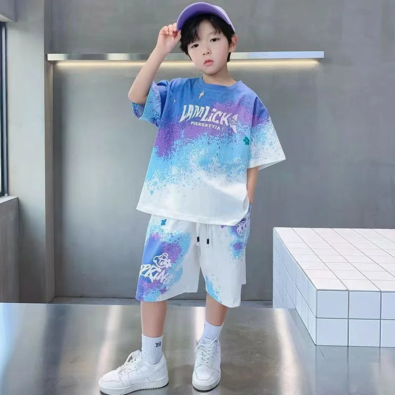 Boys gradient summer set